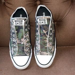 Converse All Star Slip on Camouflage size 8